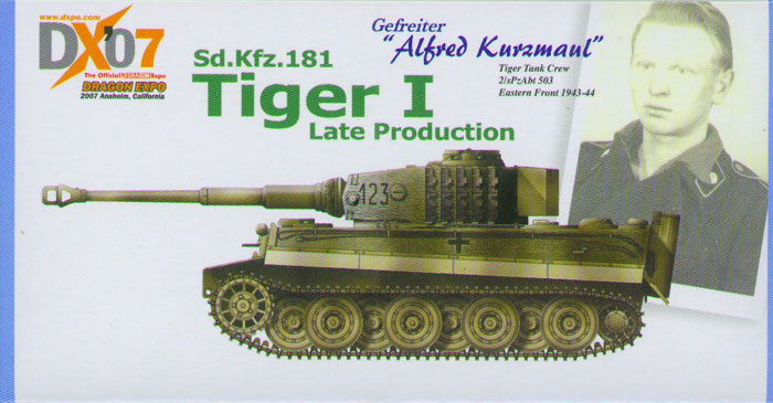 Tiger I - Alfred Kurzmaul - DX07 US Exclusive