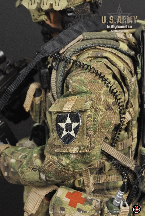 SSt068-31 U.S.Army in Afghanistan M249 SAW Gunner