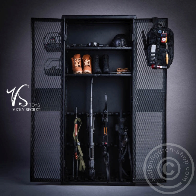 VST19xG34A-07 Cabinet / Locker / Spind - black Metall