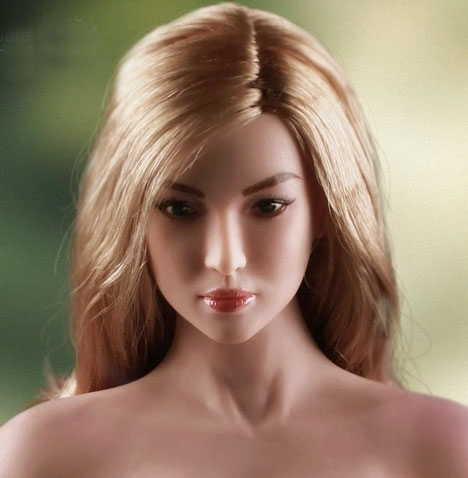 Kopf mit Blonden Haaren