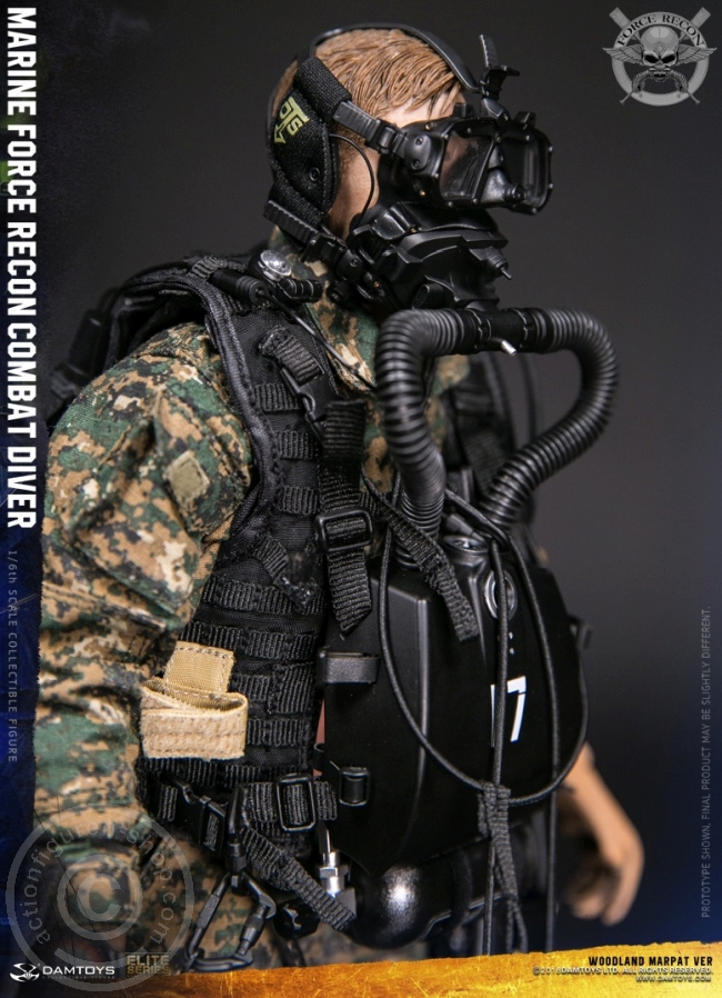 Marine Force Recon Combat Diver - Woodland