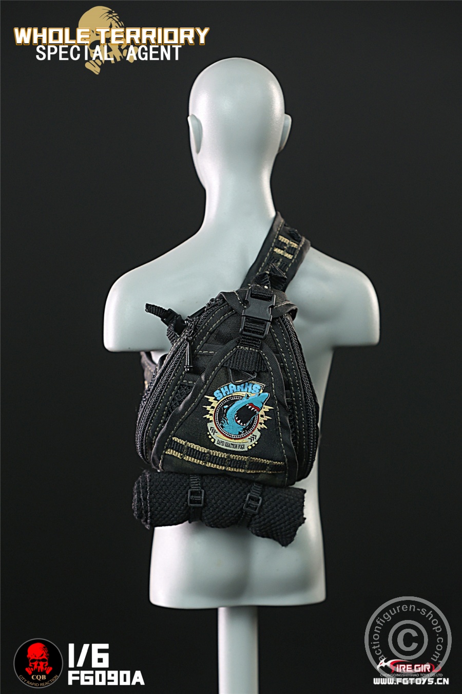 All Territory Secret Agent CQB Tactical Team Suit - Outfit & Accessoire Set - in 1/6 scale