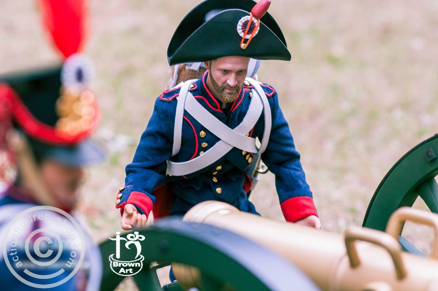 BA003D-30NKZ9P6dno55ST Napoleonic - French Field Artillery Gunner - DeLuxe Version