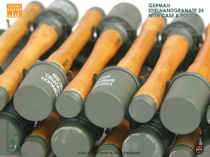 SSt-M24-05 Stielhandgranate 24 mit Packkasten