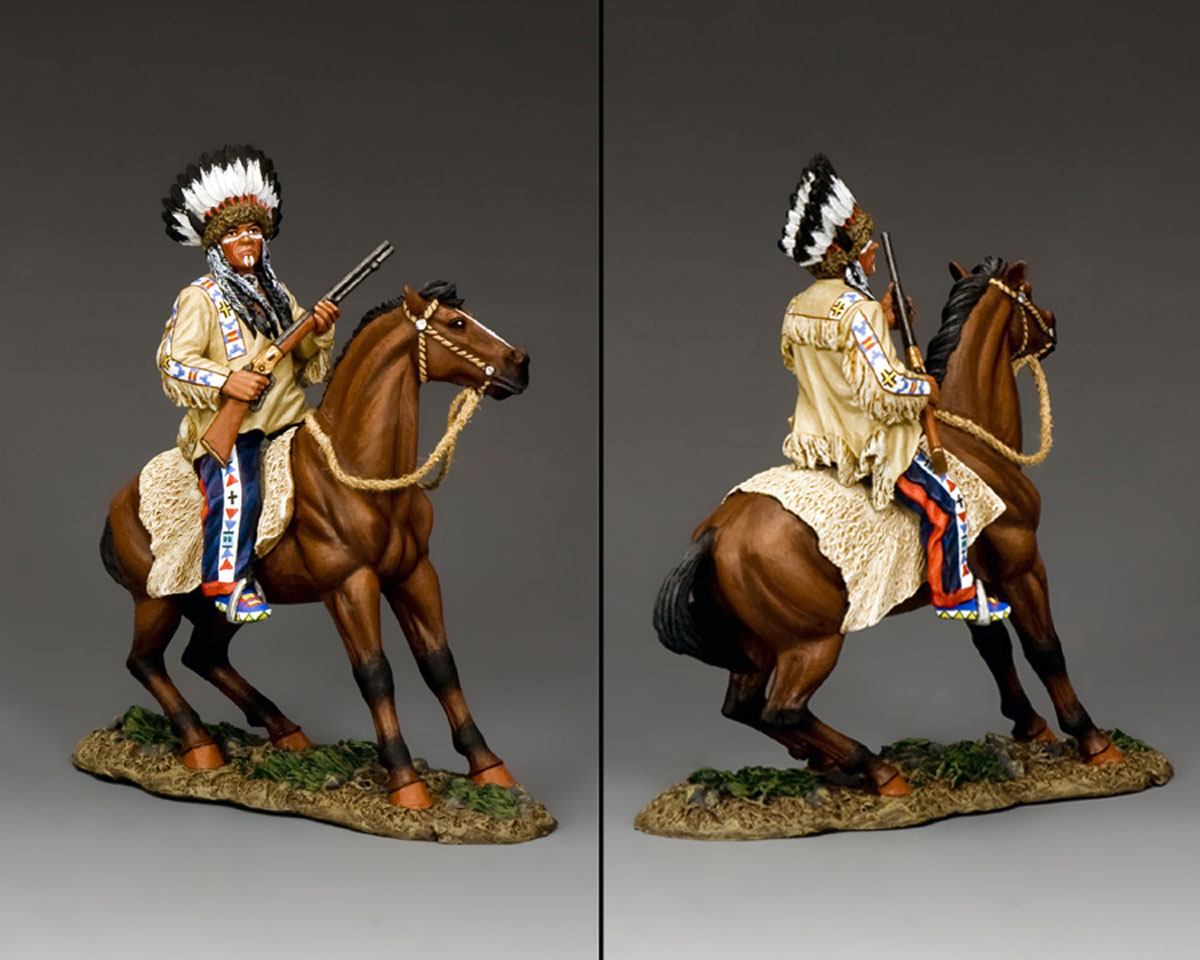 Red Knife on Horse