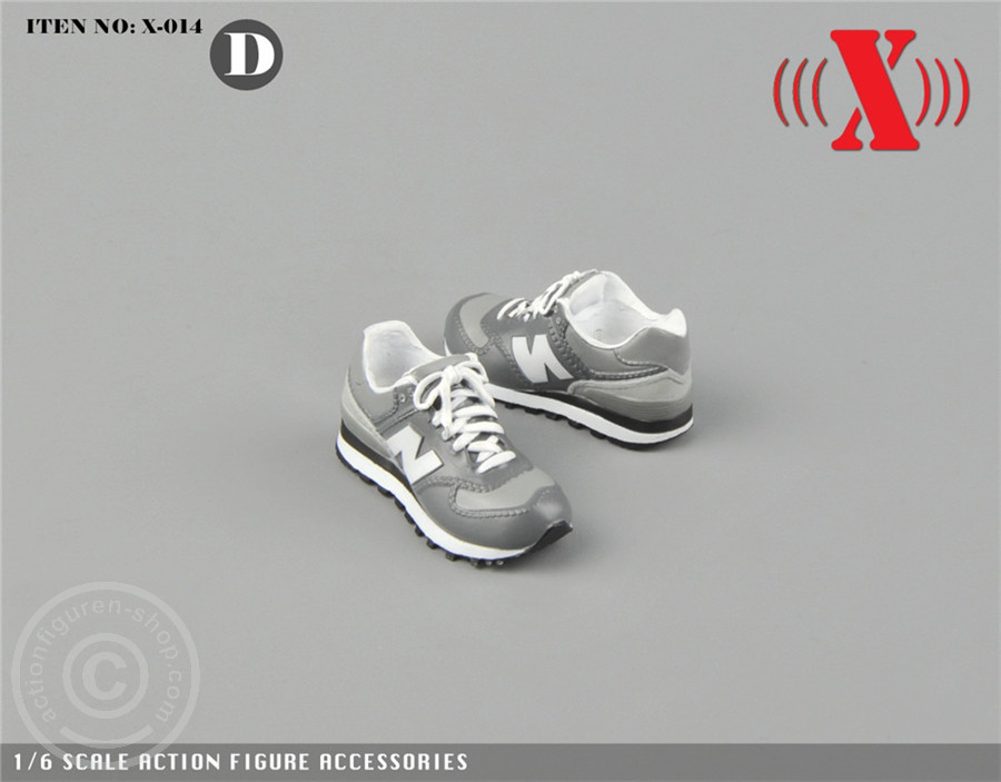 Sneaker - grau/weiß
