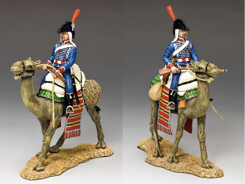 Camel Cavalier w/Rifle Across