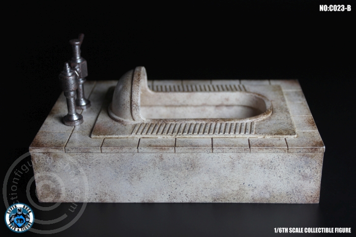 SDC023B-04 Squat Toilet / Hock - Toilette - dirty look