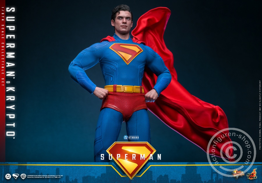 Hot Toys – MMS812 - Superman - 1/6th scale Superman & Krypto Collectible Set Hot Toys – MMS812 - Superman - 1/6th scale Superman & Krypto Collectible Set