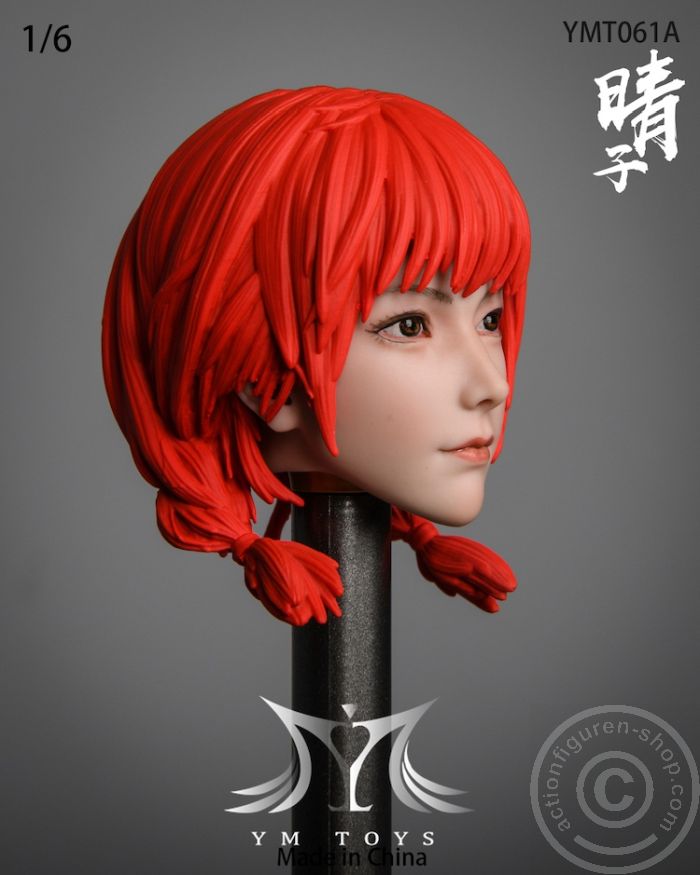 Head - w/ 3 different Hair Parts