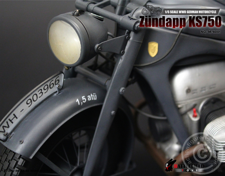 Zündapp KS750 Motorrad - sand