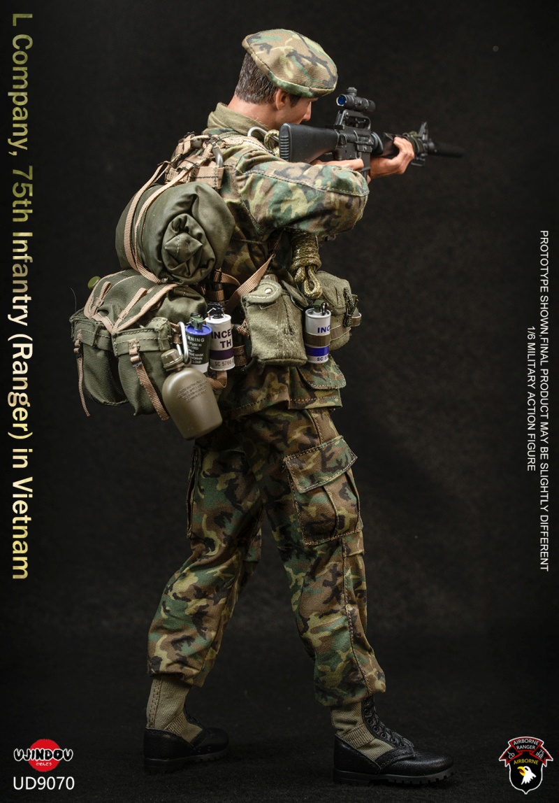 U.S. ARMY L Company - 75th Infantry (Ranger) in Vietnam - in 1/6 scale
