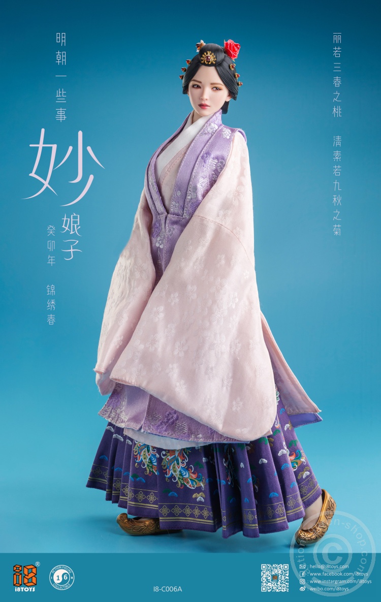 Lady Mia - Chinese Ming Dynasty Clothing Set w/ Head