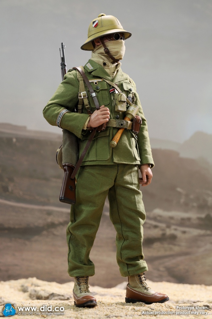 80152-21vRWSCRVnJWeCY Burk - WWII German Africa Korps Infantry Man