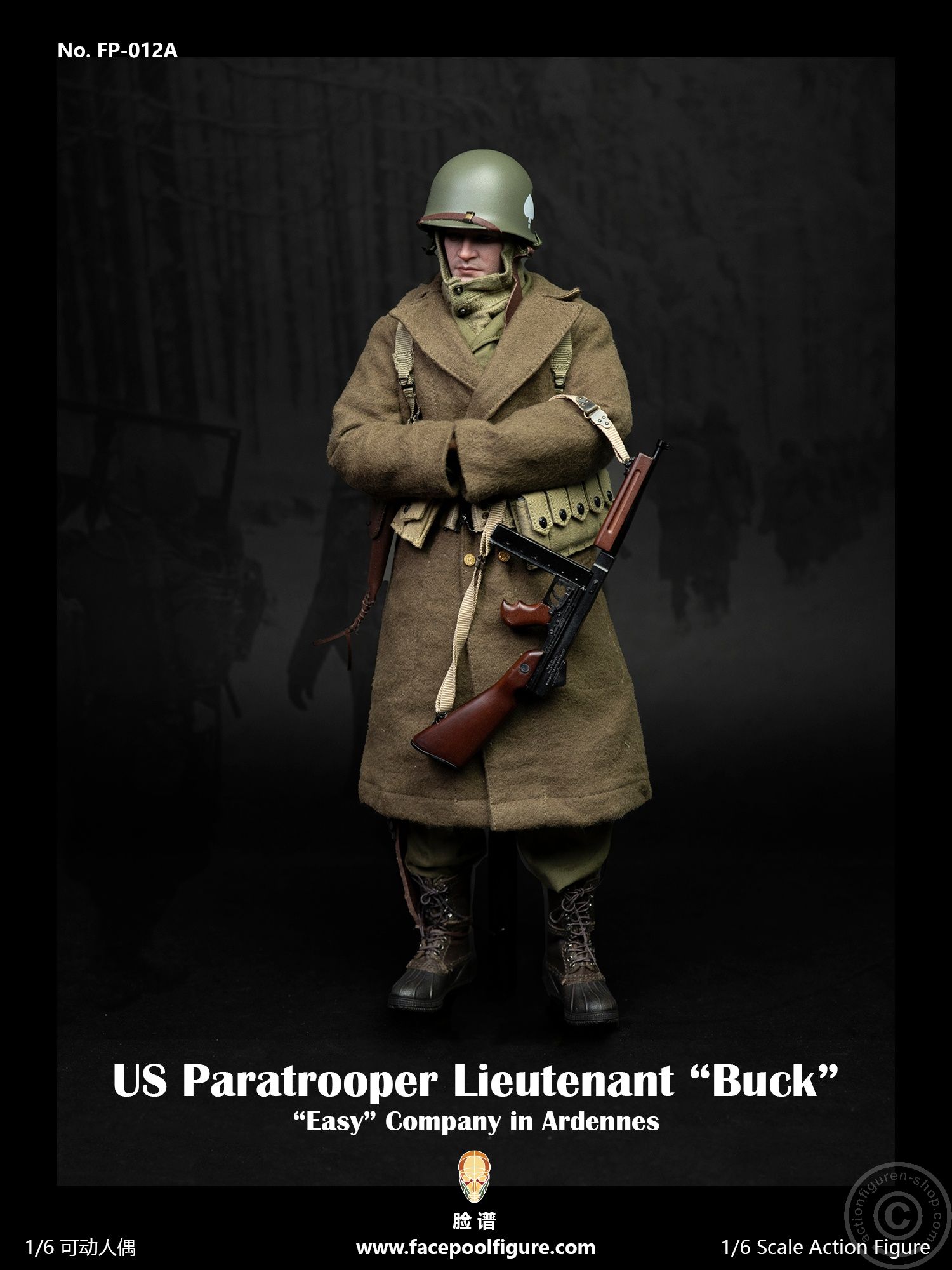 WWII U.S. Paratrooper - Lieutenant Buck - Easy Company - Winter Uniform WWII U.S. Paratrooper - Lieutenant Buck - Easy Company - Winter Uniform