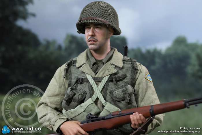 80155-12 Private Mellish - WWII US 2nd Ranger Battalion