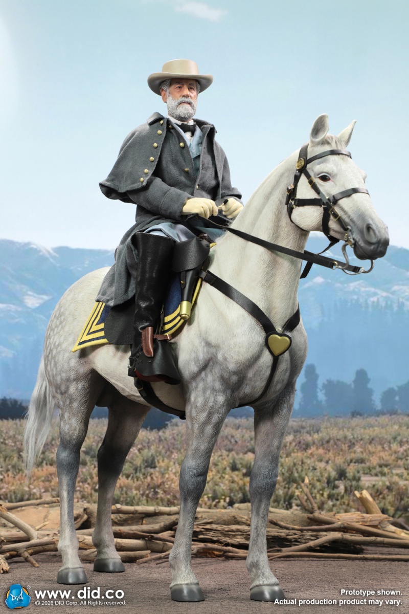 Civil War White War Horse (Standing) - 1/6 scale