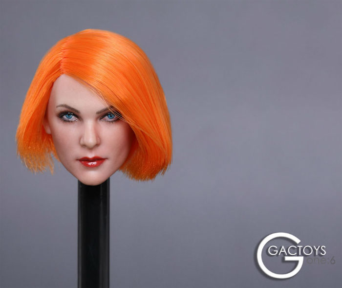 Female Head - orange Hair