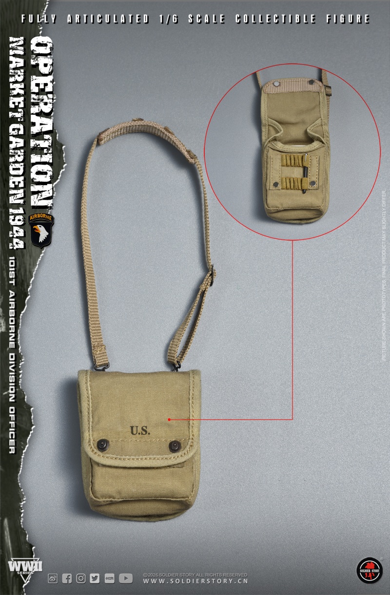 U.S. Army 101st Airborne Division Officer - WWII Operation Market Garden - in 1:6 scale