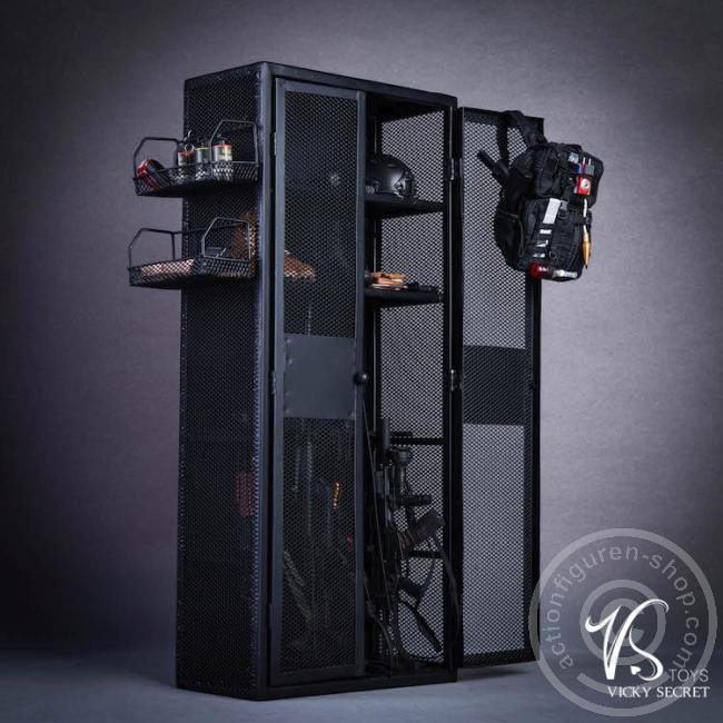 VST19xG34A-08 Cabinet / Locker / Spind - black Metall
