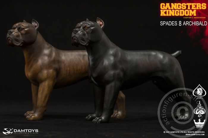 Gangsters Kingdom - SPADE 8 - DOG Casro (black) Gangsters Kingdom - SPADE 8 - DOG Casro (black)