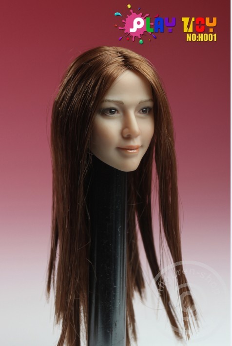 Asian Female Head with Body