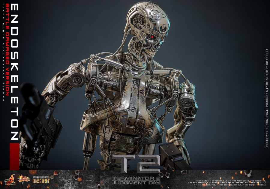 Hot Toys – MMS840D77 - Terminator 2: Judgment Day - 1/6th scale Endoskeleton (Battle Damaged Version) Collectible Figure Hot Toys – MMS840D77 - Terminator 2: Judgment Day - 1/6th scale Endoskeleton (Battle Damaged Version) Collectible Figure