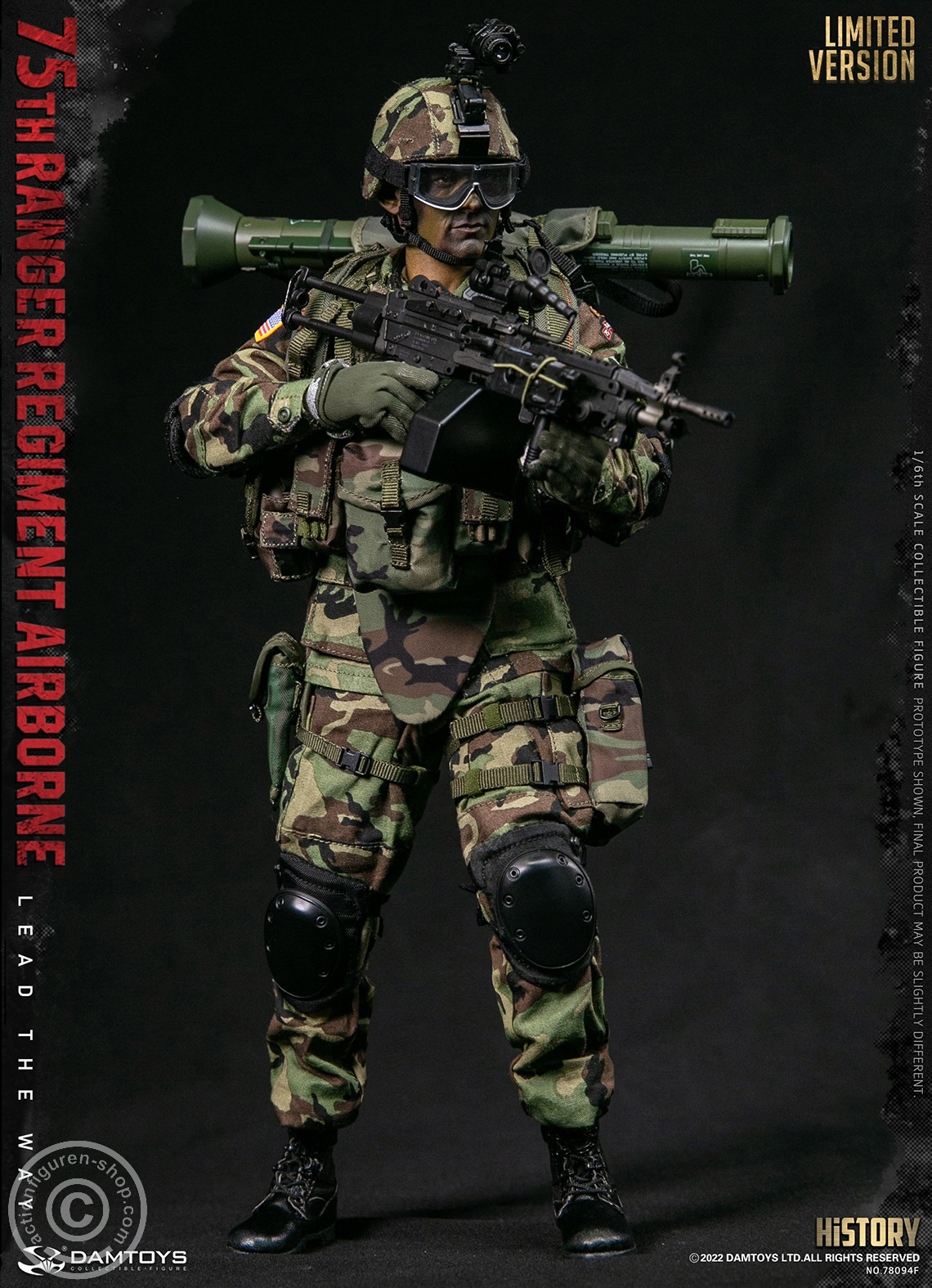75th Ranger Regiment - Airborne Saw Gunner - Limited Version 75th Ranger Regiment - Airborne Saw Gunner - Limited Version