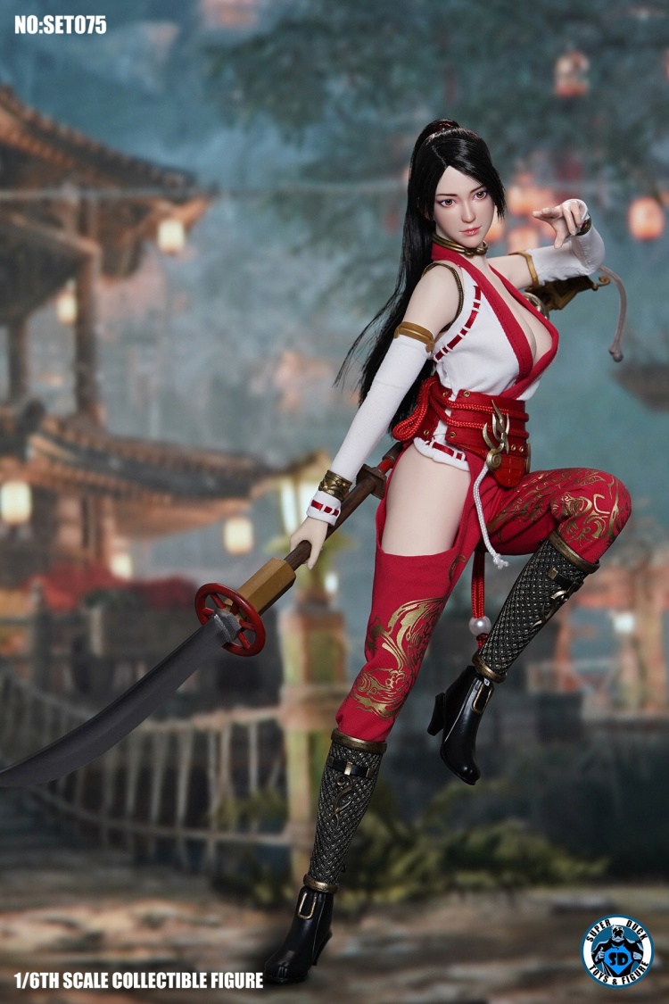 Kung Fu Goddess Character Set - red Kung Fu Goddess Character Set - red