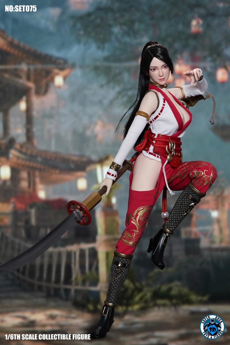 Kung Fu Goddess Character Set - red