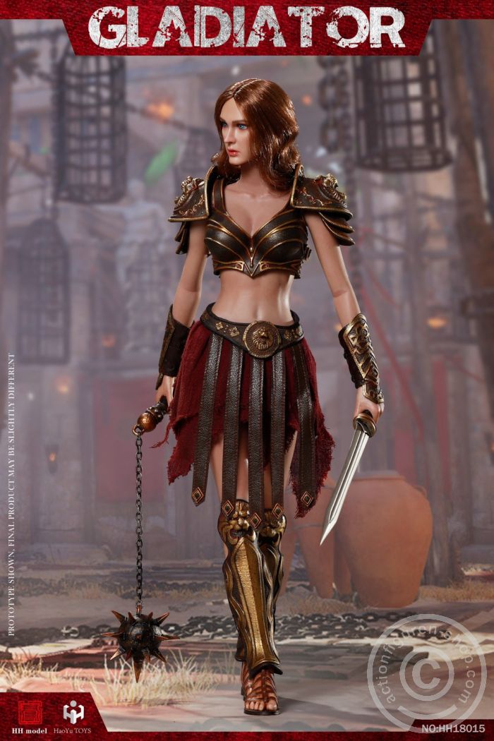 HH18015-02 Gladiator (Deluxe Edition) + Female Gladiator (red version)