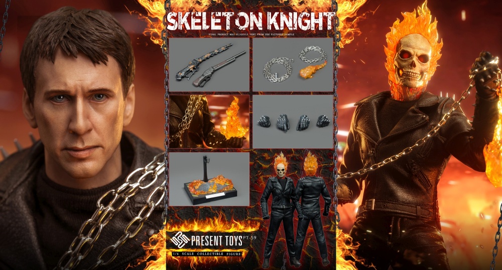 Skeleton Knight - Ghost Rider - in 1/6 scale Skeleton Knight - Ghost Rider - in 1/6 scale