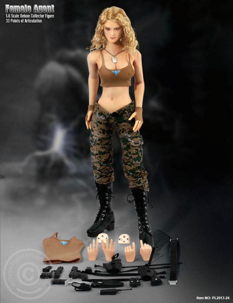 PL2013-24-01 Female Agent - Soft Skin Figure