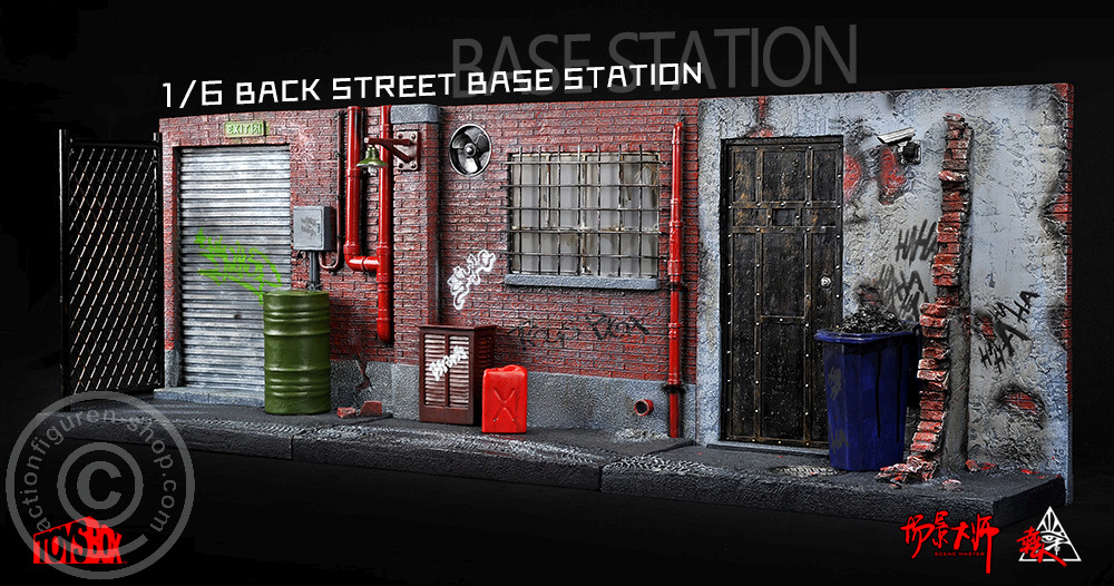 Back Street Base Station - Diorama 3