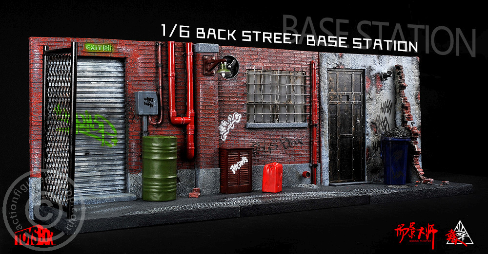 Back Street Base Station - Diorama 3