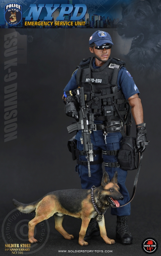SSt101-04 NYPD - ESU - K-9 DIVISION - (Hundestaffel)