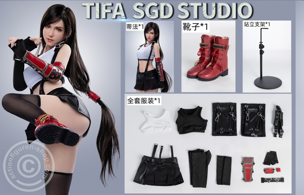 Tifa Lockhart – Silicon Statue Figure - big Breast - in 1/2 scale Tifa Lockhart – Silicon Statue Figure - big Breast - in 1/2 scale