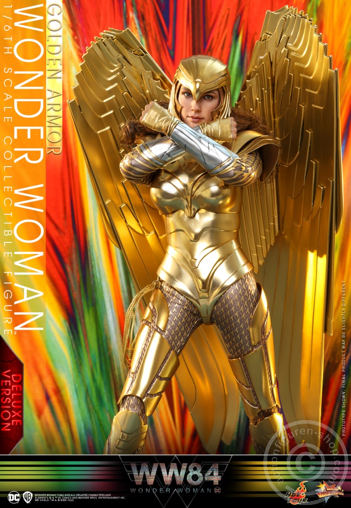 605412-01r2tr0BjZNJTyk Wonder Woman 1984 - Golden Armor Wonder Woman (Deluxe Version) - MMS578