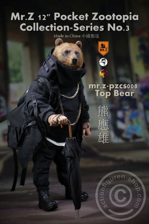 Top Bear - 12" Pocket Zootopia Collection-Series No.3