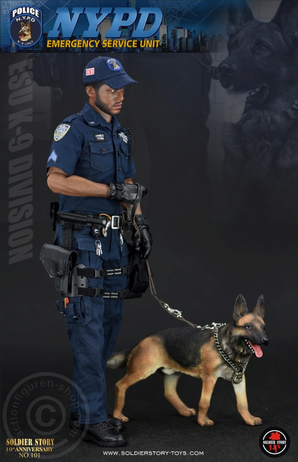 SSt101-02 NYPD - ESU - K-9 DIVISION - (Hundestaffel)