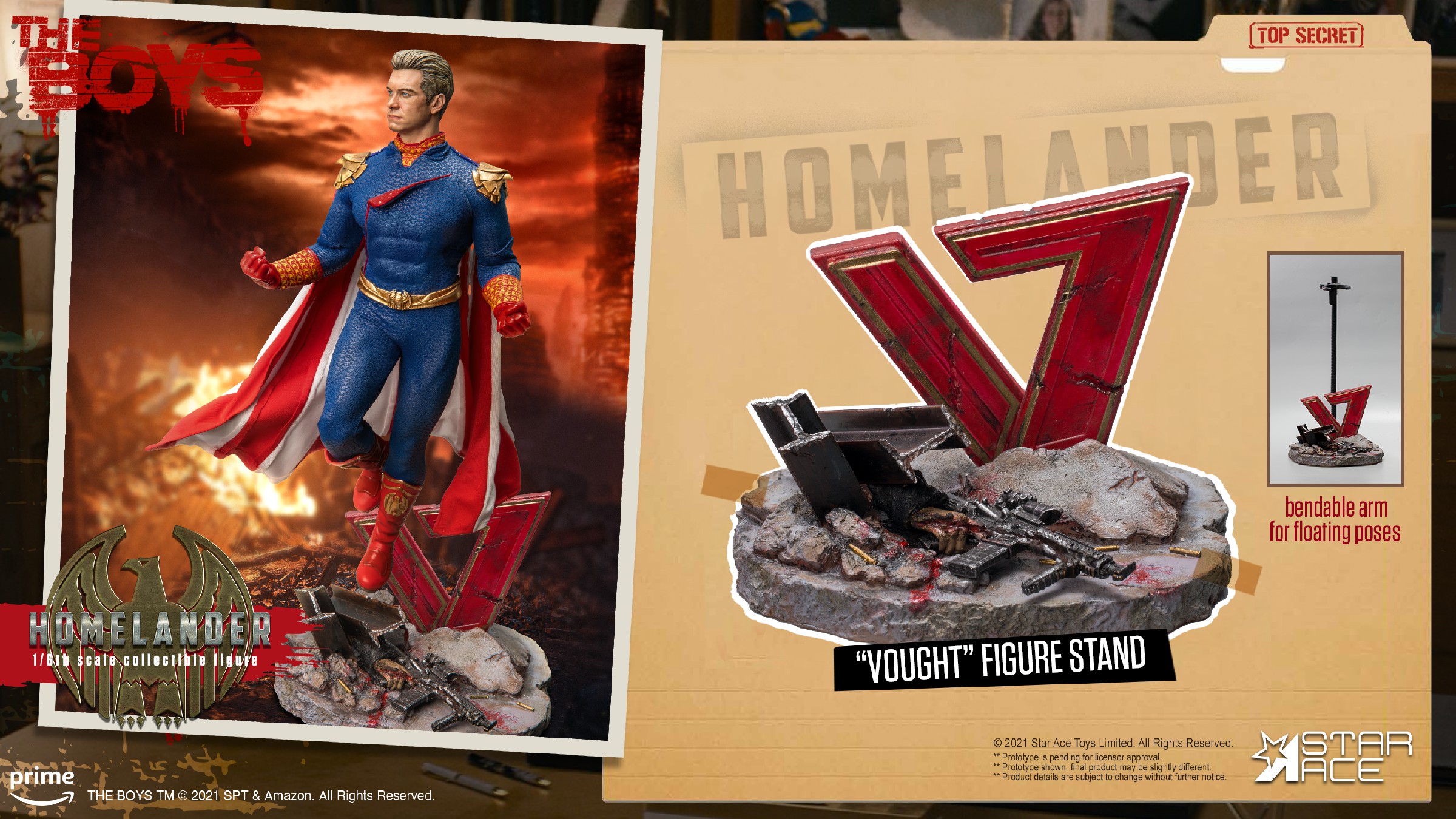 sa0108dioramaAKIhYh4kBYCEr Homelander - Diorama Stand - The Boys