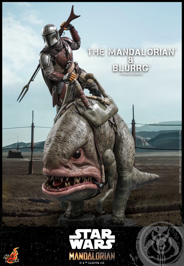 Star Wars: The Mandalorian - Mandalorian & Blurrg - TMS046 Star Wars: The Mandalorian - Mandalorian & Blurrg - TMS046