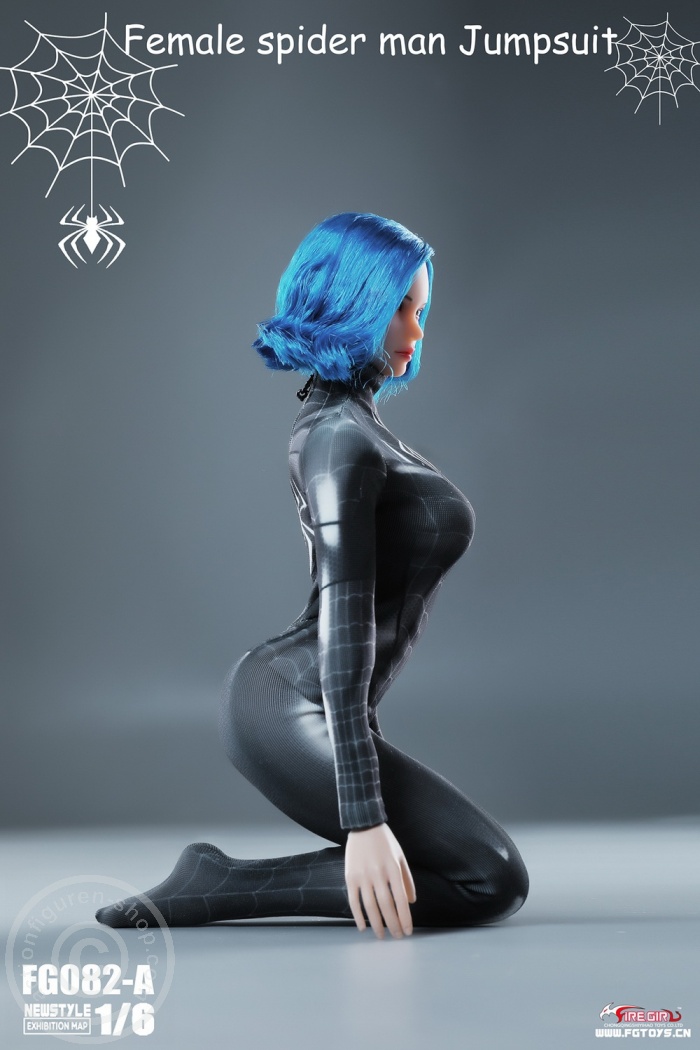 FGFB082A-05 Spider Women's Elastic Bodysuit (A)
