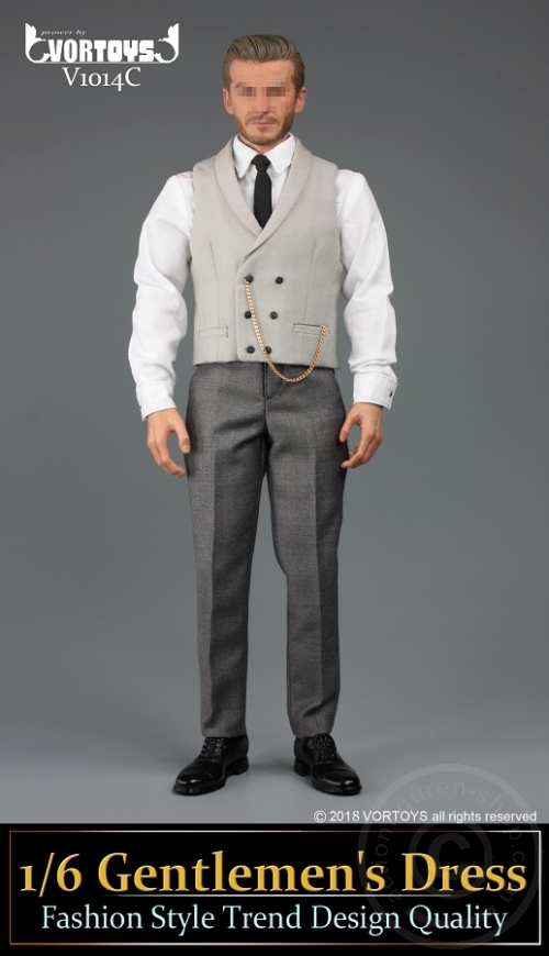 Gentlemen´s Dress Set - light-grey