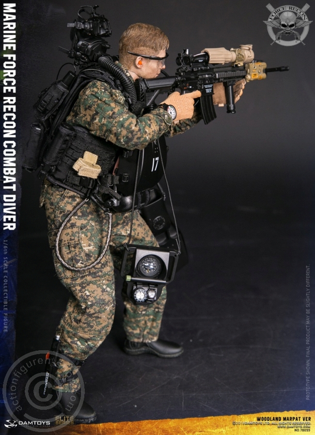 Marine Force Recon Combat Diver - Woodland