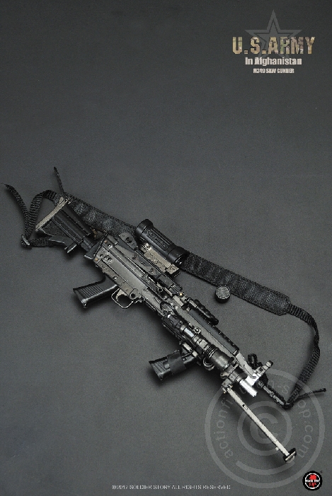 SSt068-64 U.S.Army in Afghanistan M249 SAW Gunner