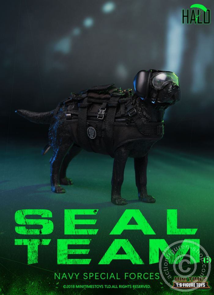MT-M013-13 SEAL Team - HALO - w/Dog - Navy Special Forces