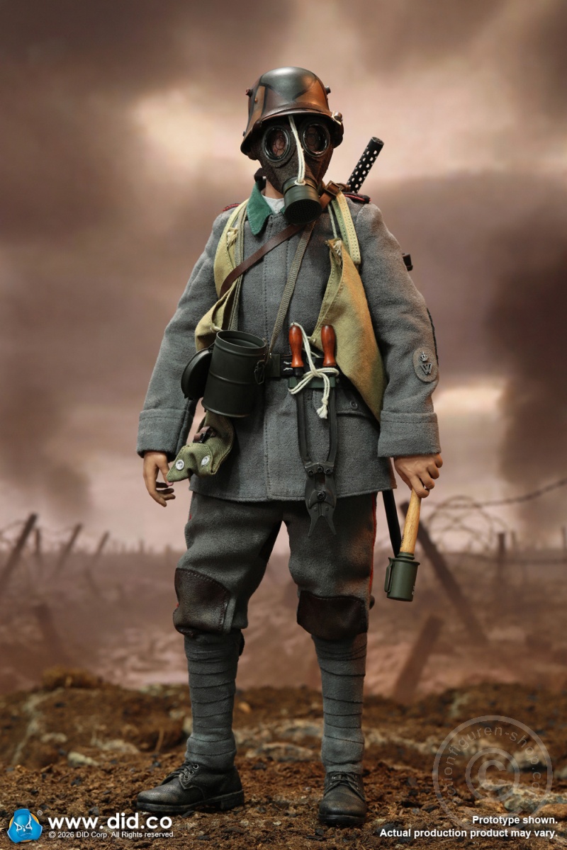 Bodo - WW I German Army Stormtrooper Infantry - in 1/6 scale