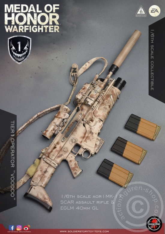 SST106-48 Medal Of Honor Navy SEAL Tier One - Operator "Voodoo"