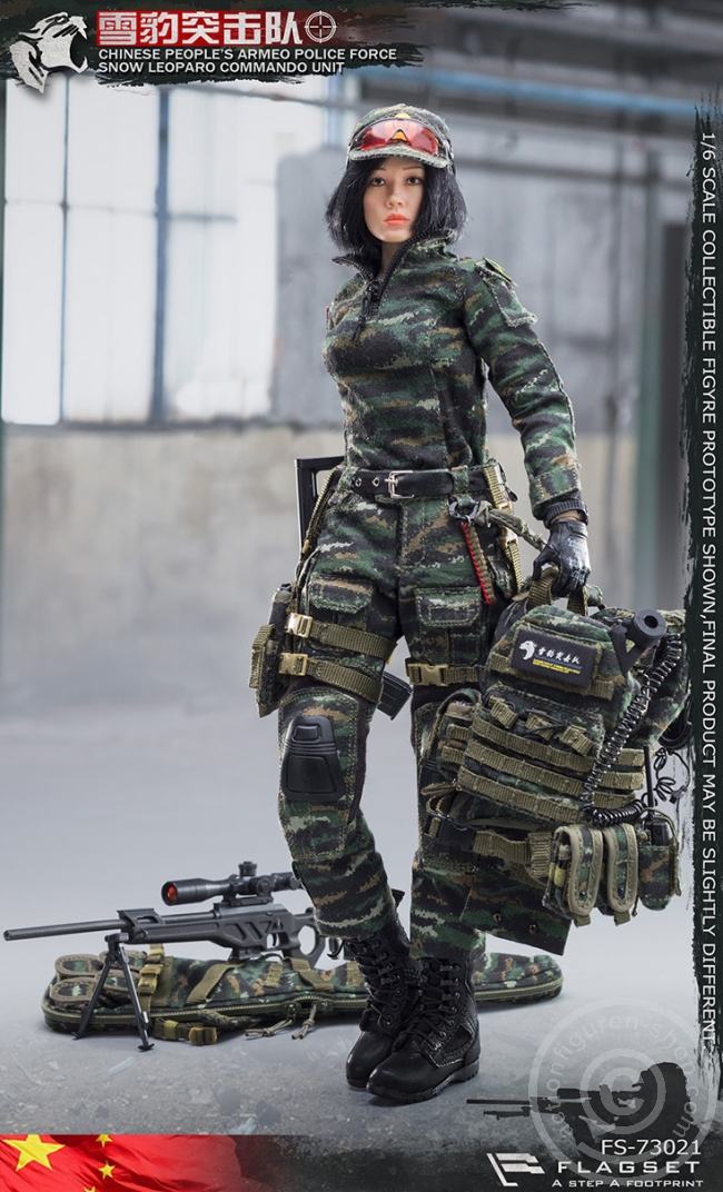 FS73021-14 PLA - Snow Leopard Commando Unit - Female Sniper